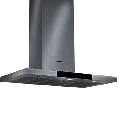 Bosch DWB098J50B Chimney Cooker Hood, Brushed Steel